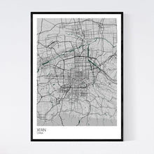 Load image into Gallery viewer, Map of Xi&#39;an, China