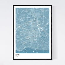 Load image into Gallery viewer, Xi&#39;an City Map Print