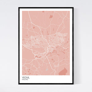 Yeovil Town Map Print