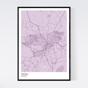 Yeovil Town Map Print