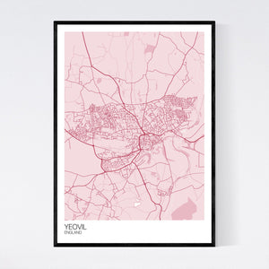 Yeovil Town Map Print
