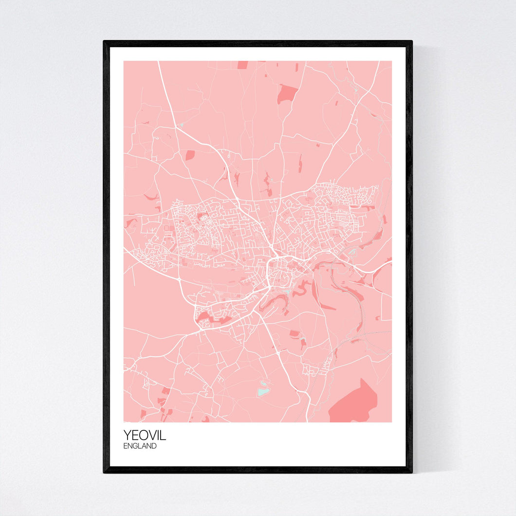 Yeovil Town Map Print