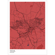 Load image into Gallery viewer, Map of Yeovil, England