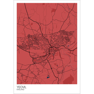 Map of Yeovil, England