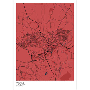 Map of Yeovil, England
