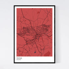 Load image into Gallery viewer, Map of Yeovil, England