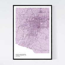 Load image into Gallery viewer, Yogyakarta City Map Print
