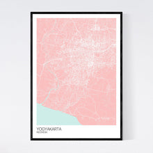 Load image into Gallery viewer, Yogyakarta City Map Print