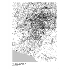Load image into Gallery viewer, Map of Yogyakarta, Indonesia