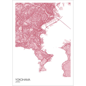 Map of Yokohama, Japan