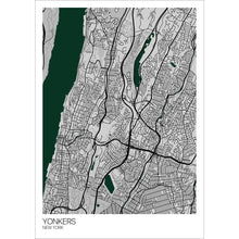 Load image into Gallery viewer, Map of Yonkers, New York