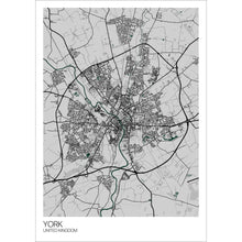 Load image into Gallery viewer, Map of York, United Kingdom