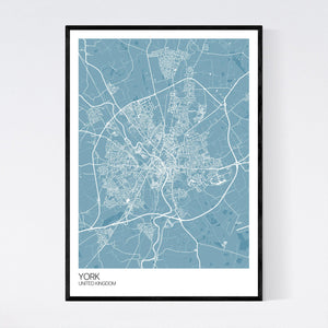 York City Map Print