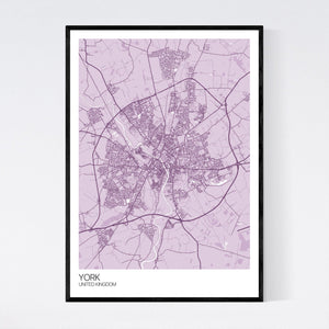 York City Map Print