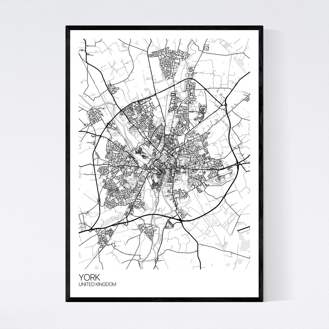 York City Map Print