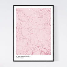 Load image into Gallery viewer, Yorkshire Dales Region Map Print