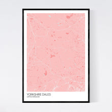 Load image into Gallery viewer, Yorkshire Dales Region Map Print