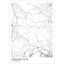 Load image into Gallery viewer, Map of Yorkshire Dales, United Kingdom