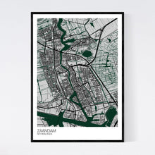 Load image into Gallery viewer, Zaandam City Map Print