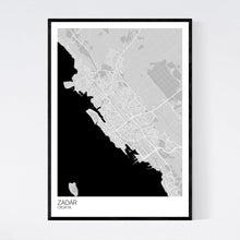 Load image into Gallery viewer, Zadar City Map Print