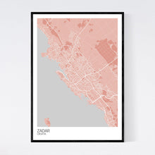 Load image into Gallery viewer, Zadar City Map Print