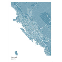 Load image into Gallery viewer, Map of Zadar, Croatia