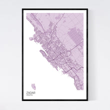 Load image into Gallery viewer, Zadar City Map Print