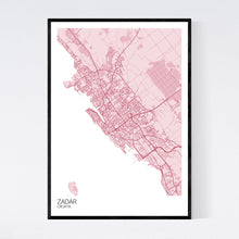 Load image into Gallery viewer, Zadar City Map Print
