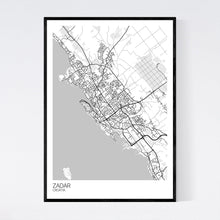 Load image into Gallery viewer, Zadar City Map Print