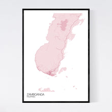 Load image into Gallery viewer, Zamboanga City Map Print