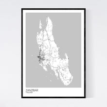 Load image into Gallery viewer, Map of Zanzibar, Tanzania