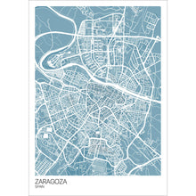 Load image into Gallery viewer, Map of Zaragoza, Spain