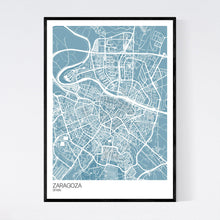 Load image into Gallery viewer, Map of Zaragoza, Spain