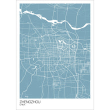 Load image into Gallery viewer, Map of Zhengzhou, China