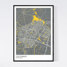 Load image into Gallery viewer, Zoetermeer City Map Print