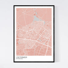 Load image into Gallery viewer, Map of Zoetermeer, Netherlands