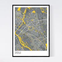 Load image into Gallery viewer, Zwolle City Map Print