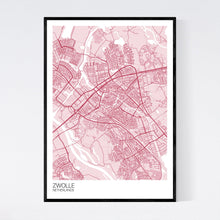 Load image into Gallery viewer, Zwolle City Map Print